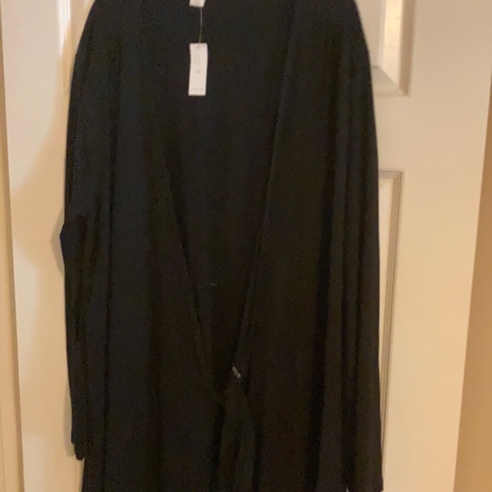 Long black sweaters/ duster